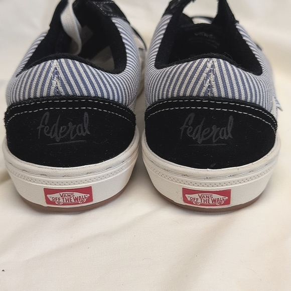 Vans BMX Old Skool Federal Black/Bl Pinstripe MEN`S NWOB Size 6.5 - Picture 3 of 7